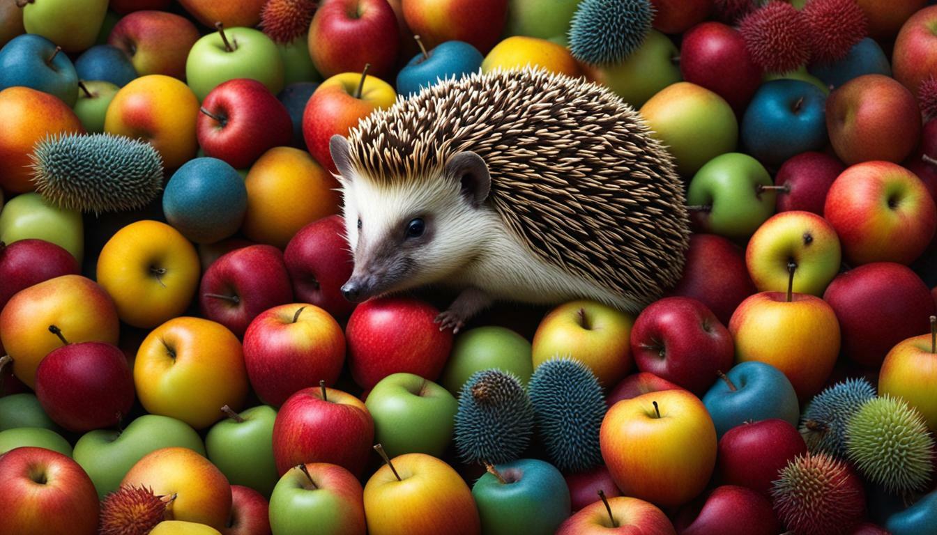 can hedgehogs eat apples