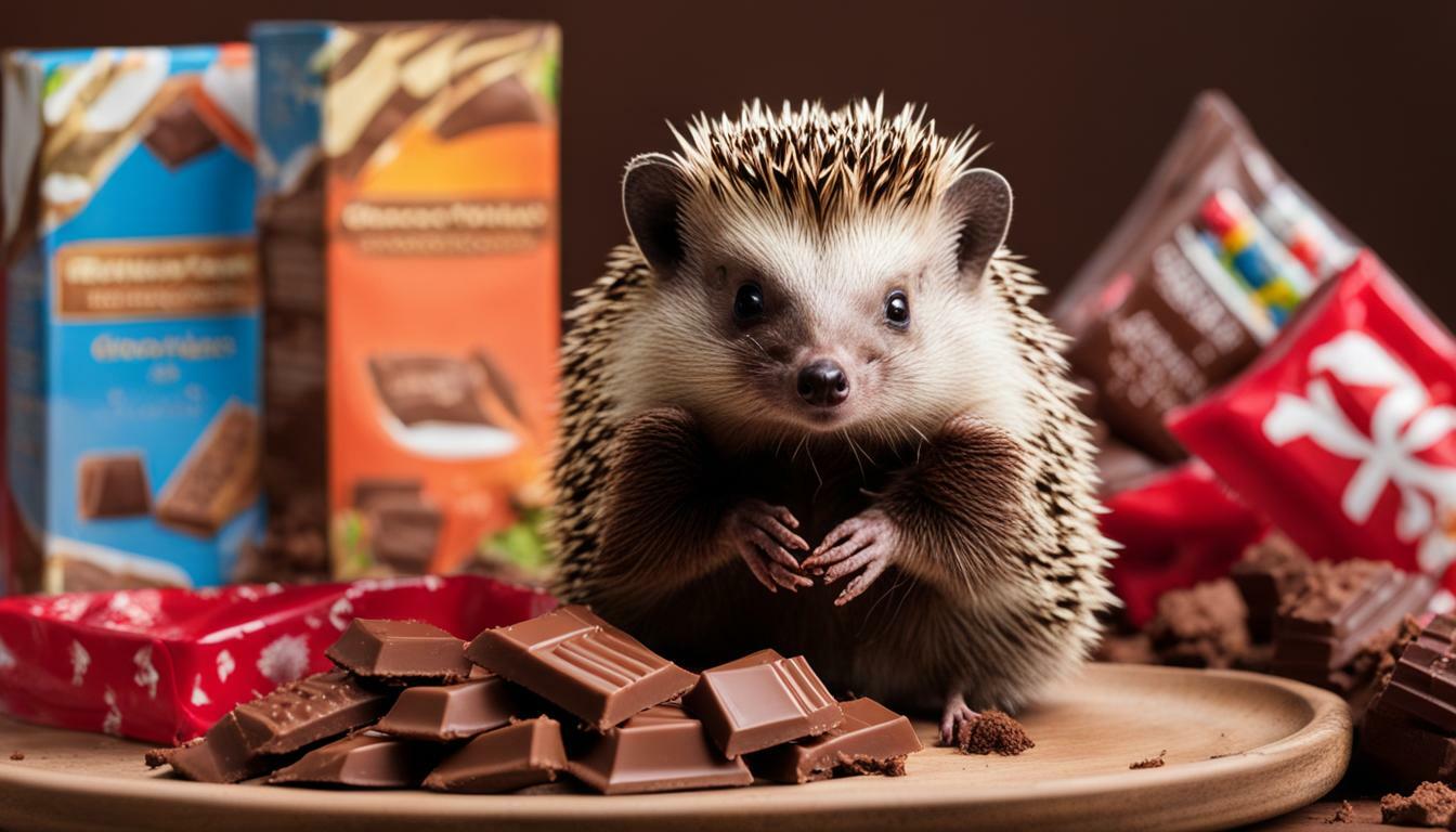 can hedgehogs eat chocolate