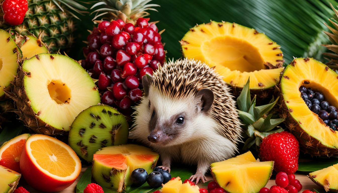 can hedgehogs eat pineapple