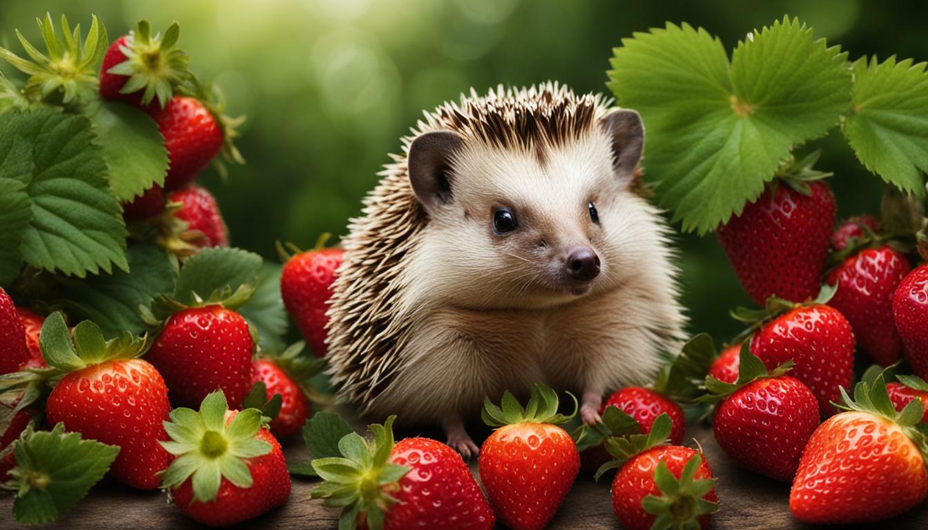 can hedgehogs eat strawberries