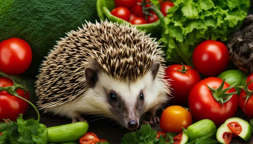 can hedgehogs eat tomatoes