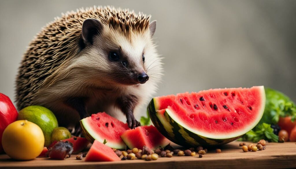 can hedgehogs eat watermelon